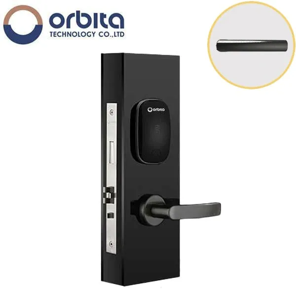Orbita - S3078 - Mortise Hotel Lock - SPLIT Design - RFID - Optional Lever Style - 6 VDC - Optional Finish - Grade 2
