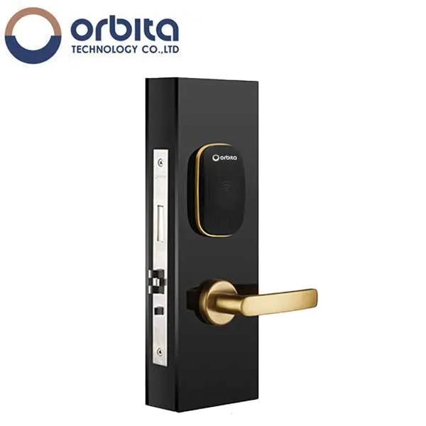 Orbita - S3078 - Mortise Hotel Lock - SPLIT Design - RFID - Optional Lever Style - 6 VDC - Optional Finish - Grade 2
