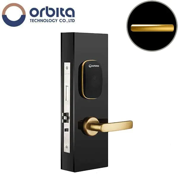 Orbita - S3078 - Mortise Hotel Lock - SPLIT Design - RFID - Optional Lever Style - 6 VDC - Optional Finish - Grade 2