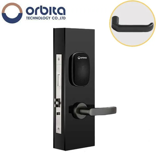 Orbita - S3078 - Mortise Hotel Lock - SPLIT Design - RFID - Optional Lever Style - 6 VDC - Optional Finish - Grade 2