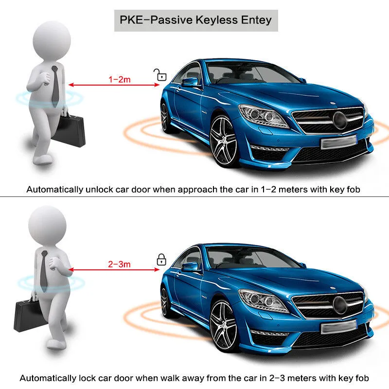 Pke Car Key Engine Start Stop System