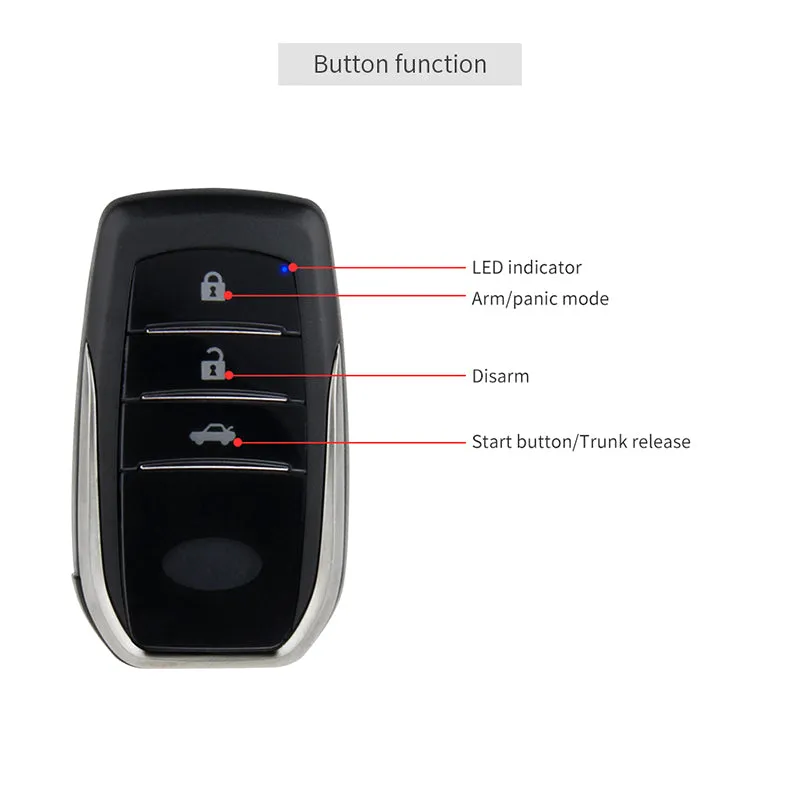 Pke Car Key Engine Start Stop System