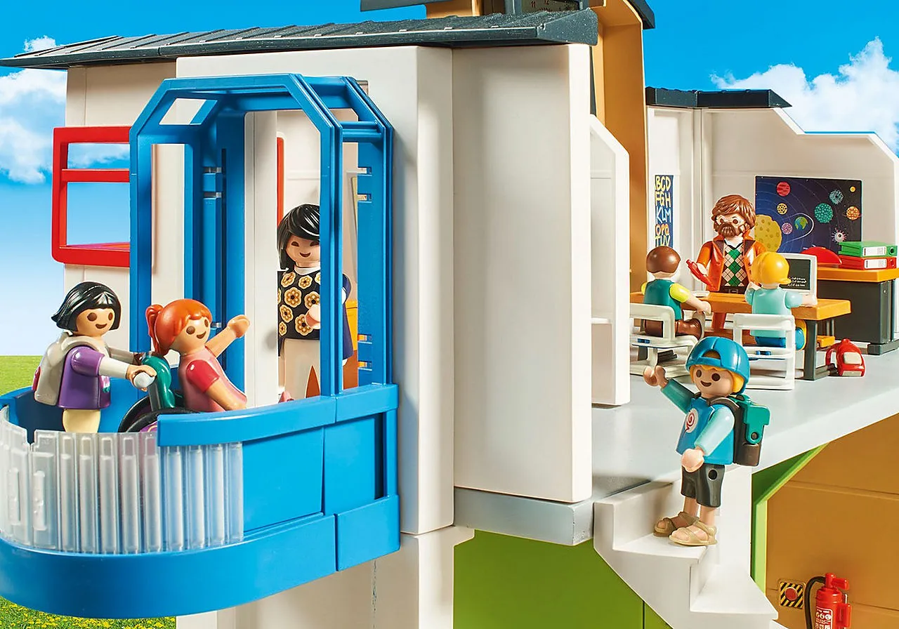 Playmobil City Life Furnished School Building - 9453