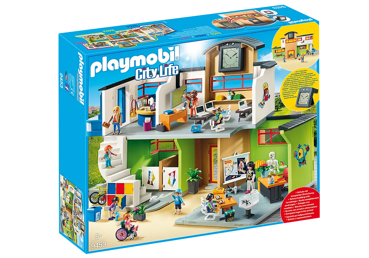 Playmobil City Life Furnished School Building - 9453