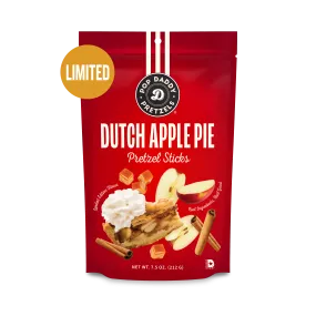 Pop Daddy – Dutch Apple Pie Seasoned Pretzels 7.5oz
