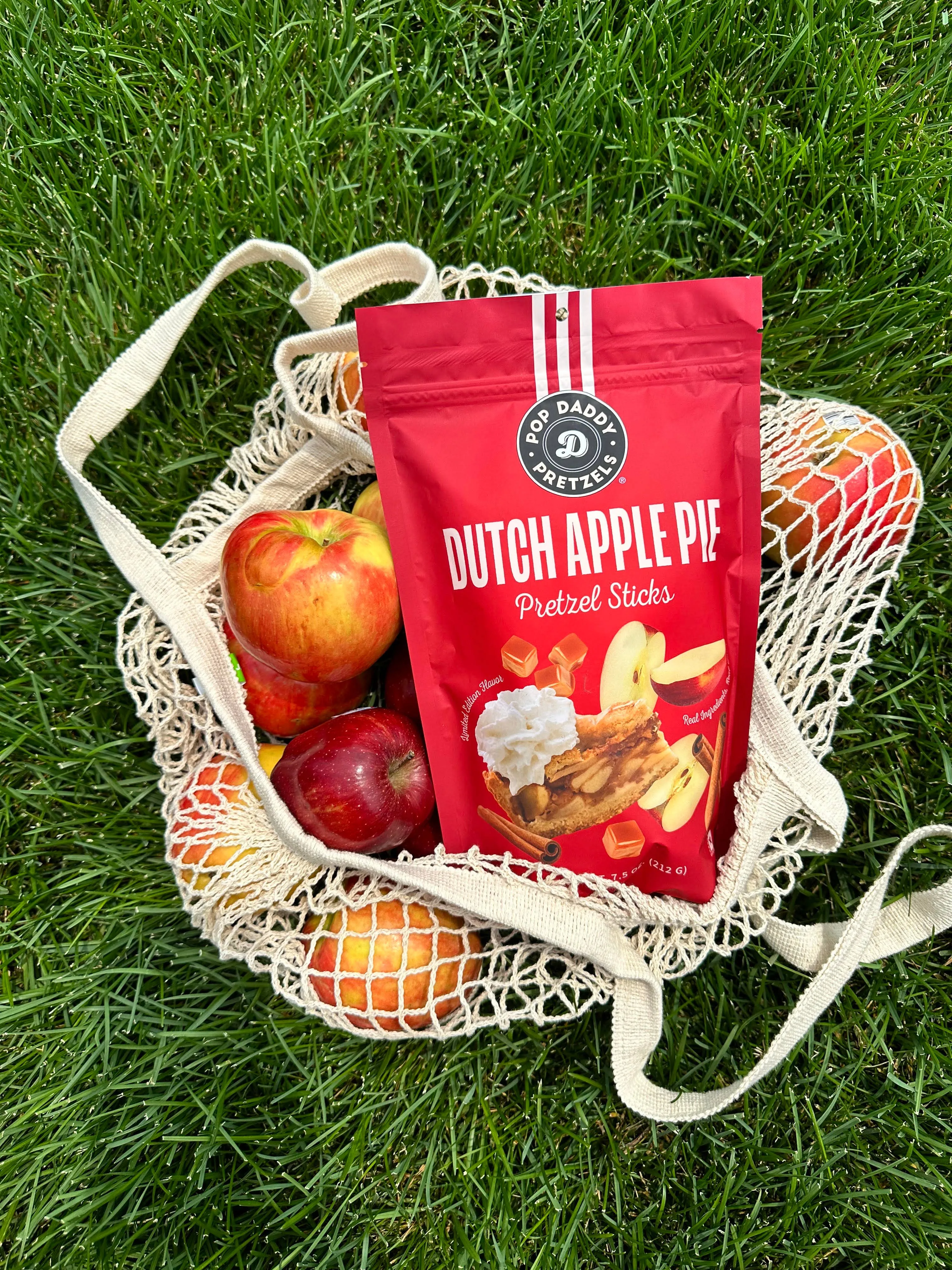 Pop Daddy – Dutch Apple Pie Seasoned Pretzels 7.5oz