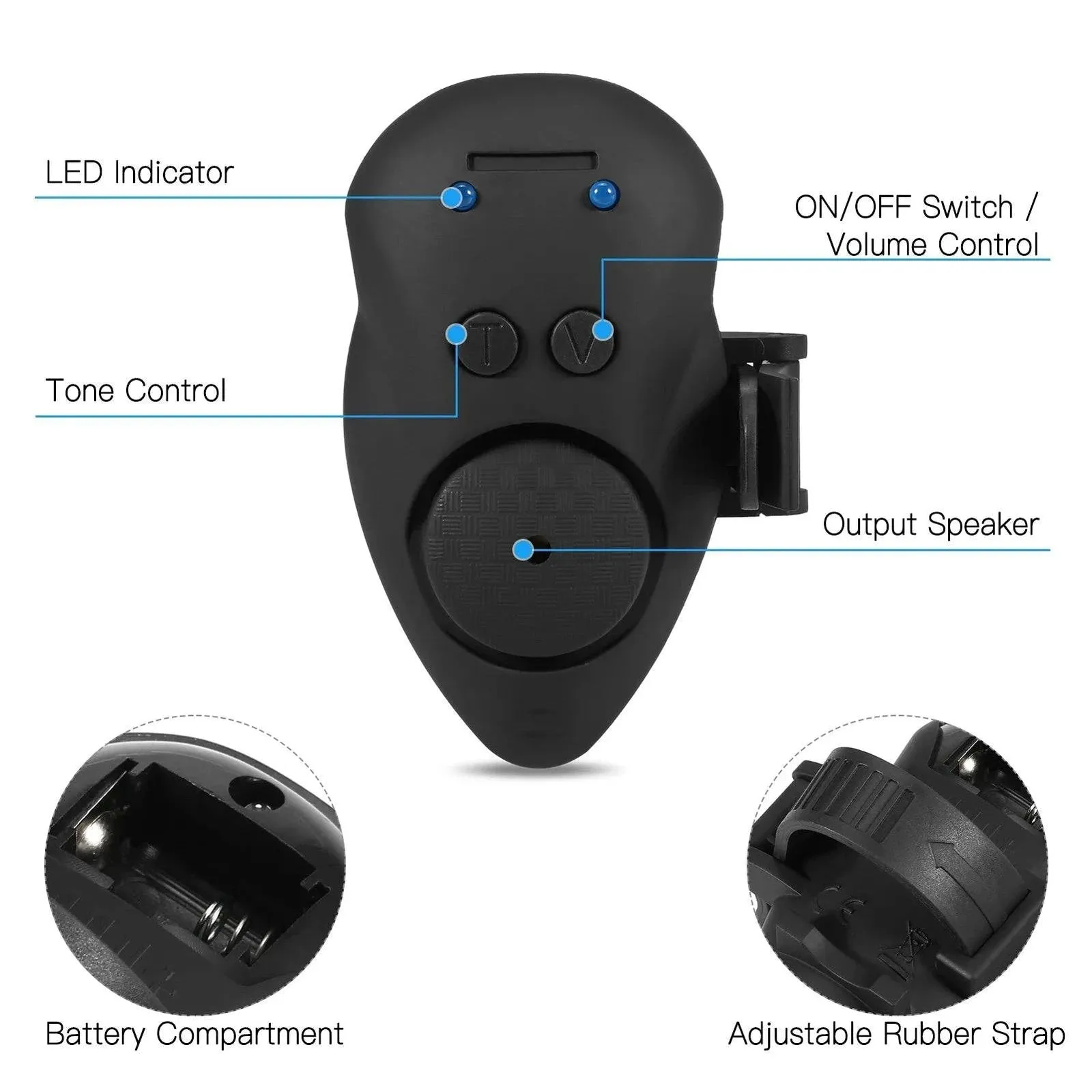 Portable Electronic Fishing Bite Alarm Excellent Alarm Fishing Alarm Night Fishing Smart Reminder Bite Alarm Night Fishing