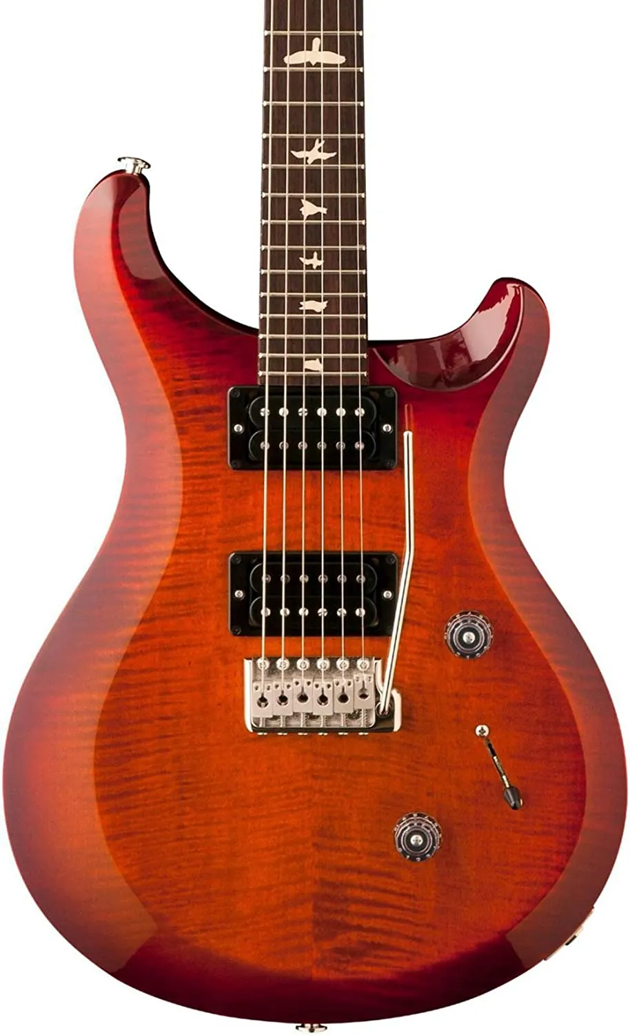PRS S2 Custom 24 Guitar in Dark Cherry Sunburst Finish, PRS Gig Bag included