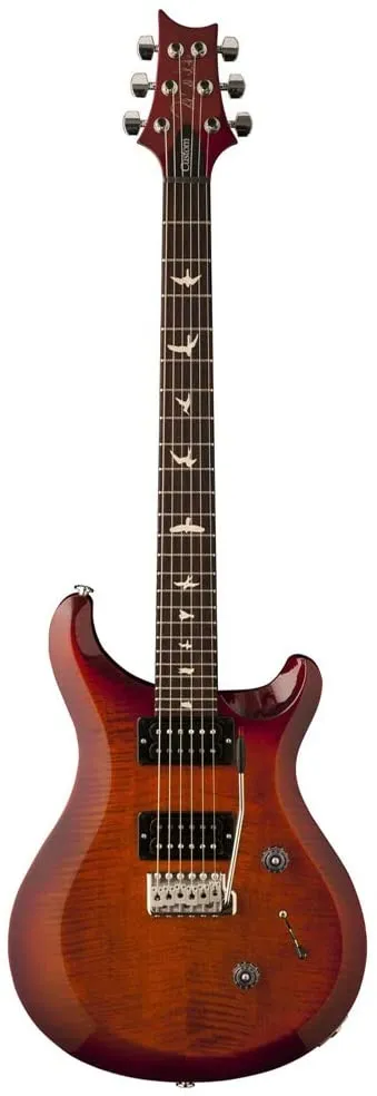 PRS S2 Custom 24 Guitar in Dark Cherry Sunburst Finish, PRS Gig Bag included