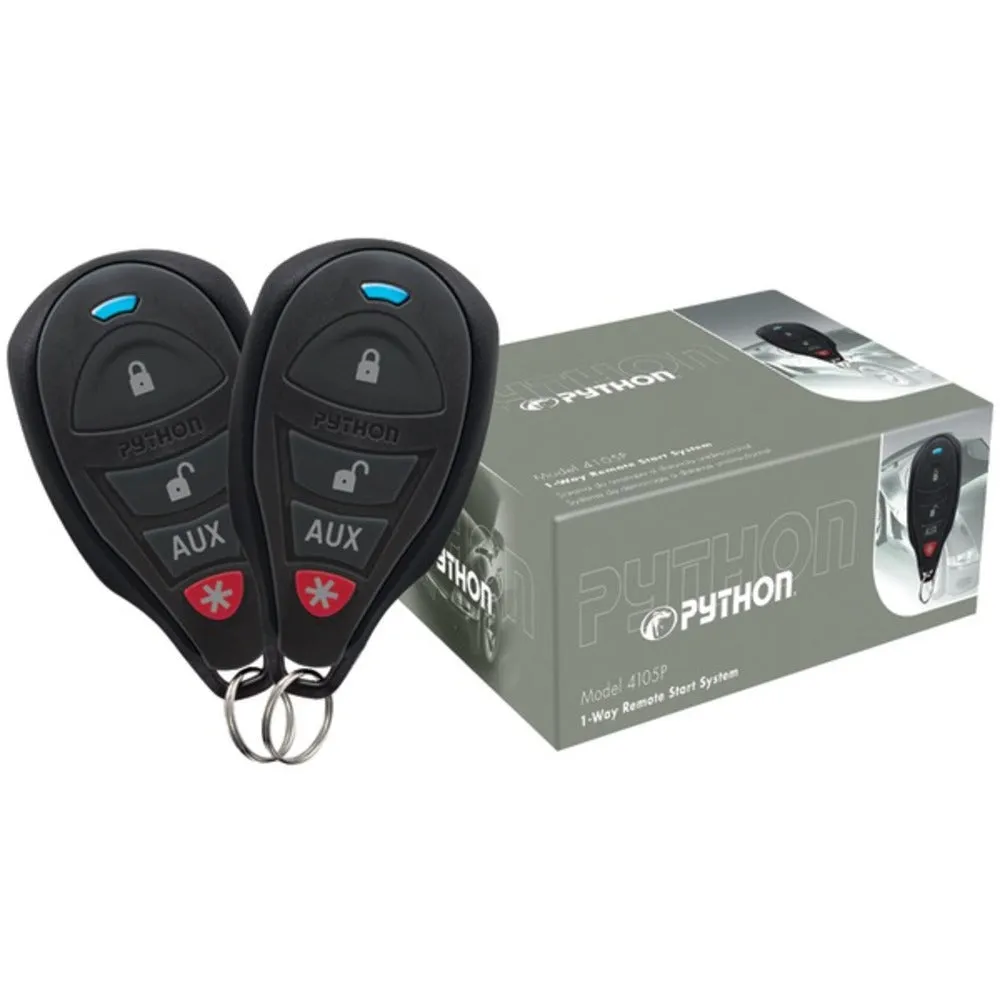 Python 4105P 4105P 1-Way Remote-Start System with .25-Mile Range & 2 Remotes
