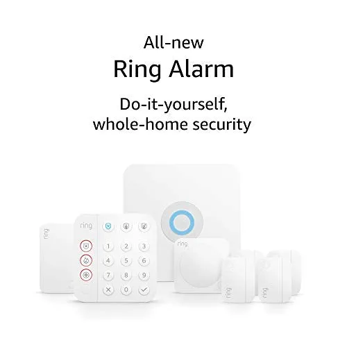 Ring Alarm 8-piece kit (2nd Gen) – home security system with optional 24/7 professional monitoring – Works with Alexa