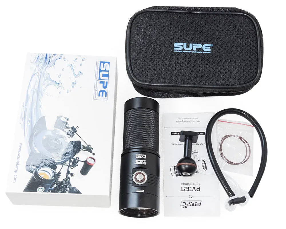 SCUBALAMP SUPE PV32T 3000 LUMENS FOCUS & VIDEO LIGHT