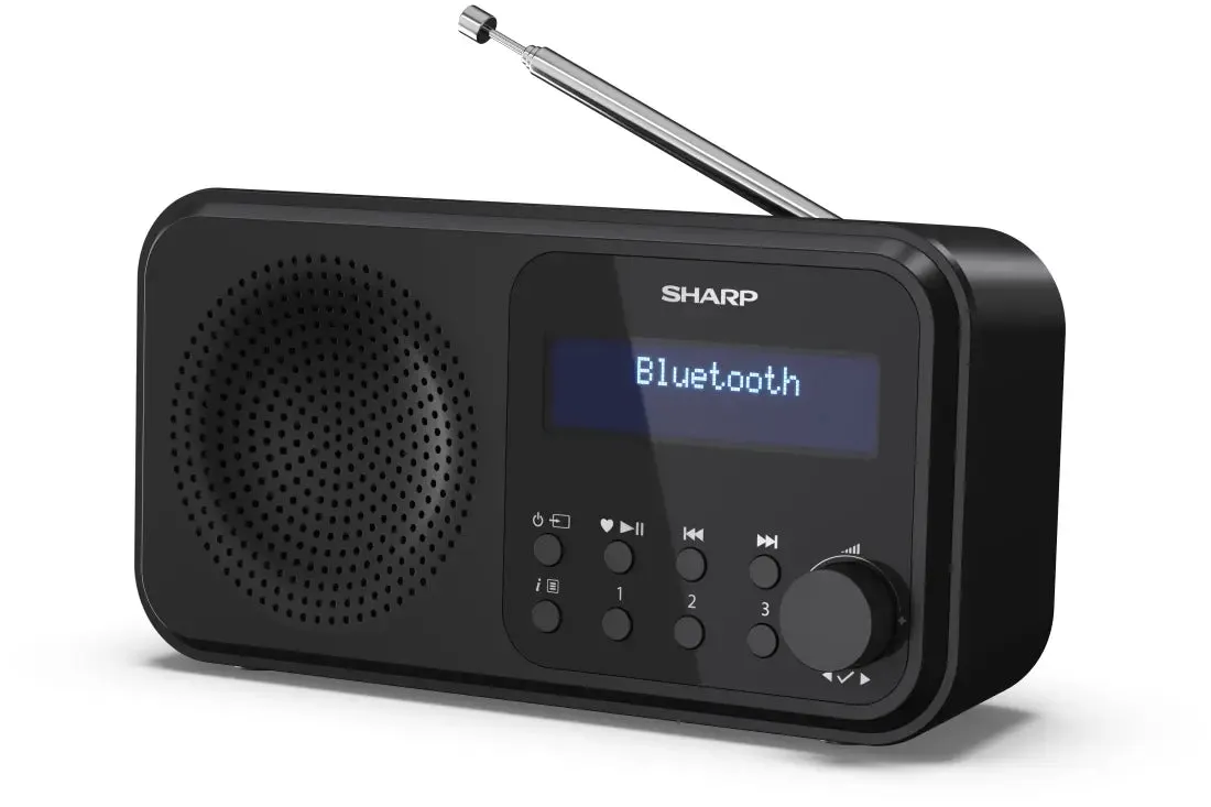 Sharp DRP420BK Wireless DAB Radio - Black