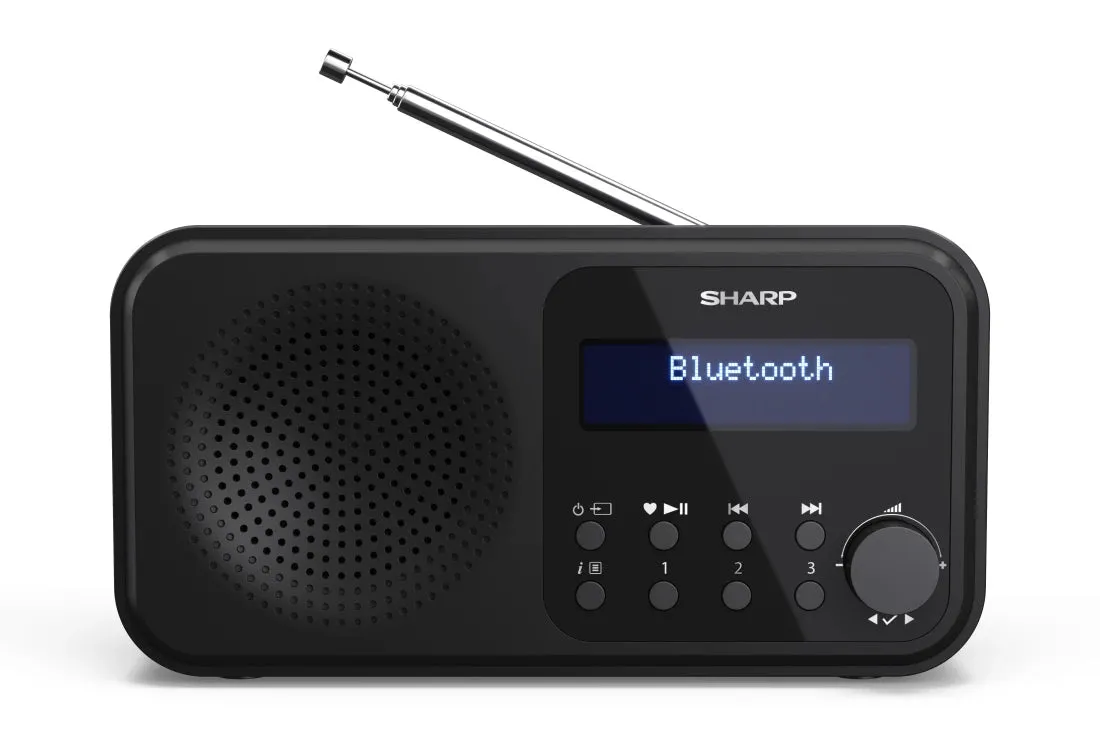 Sharp DRP420BK Wireless DAB Radio - Black