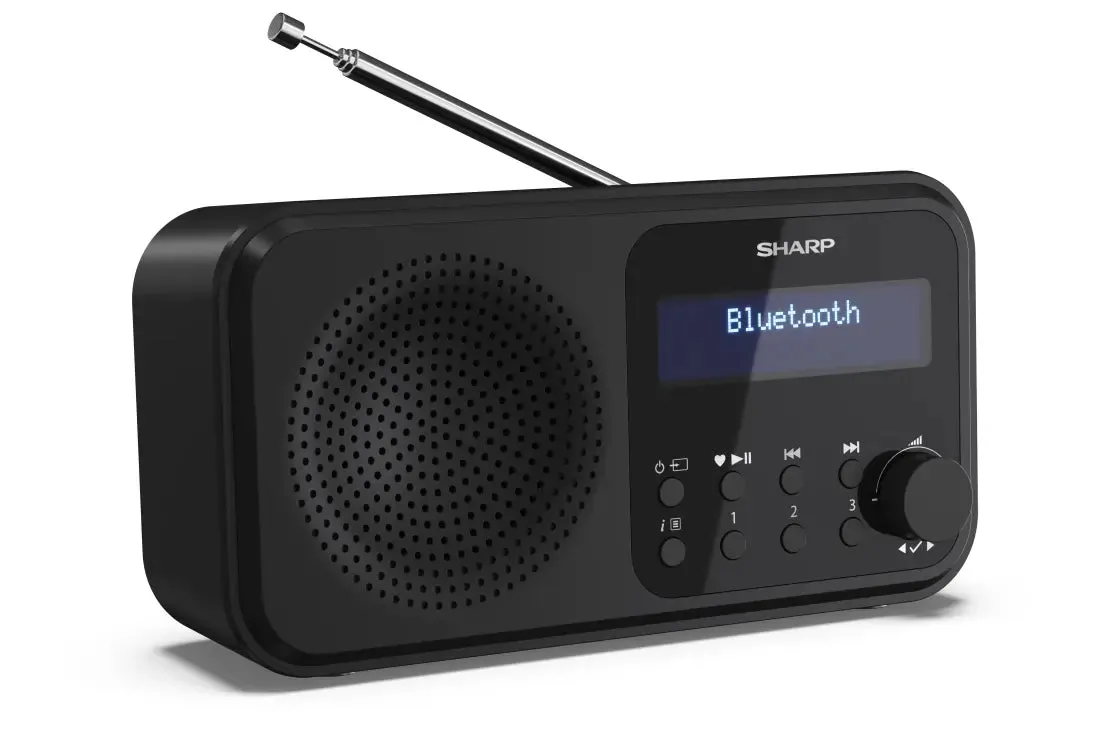 Sharp DRP420BK Wireless DAB Radio - Black