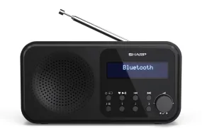 Sharp DRP420BK Wireless DAB Radio - Black