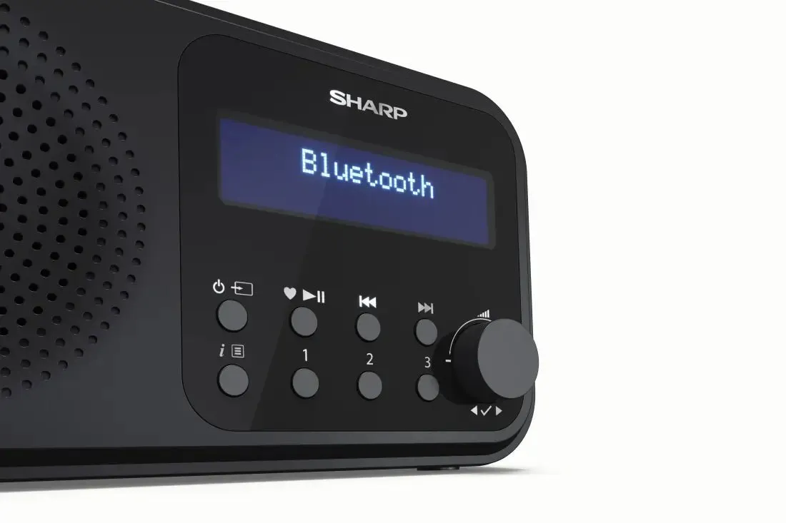 Sharp DRP420BK Wireless DAB Radio - Black