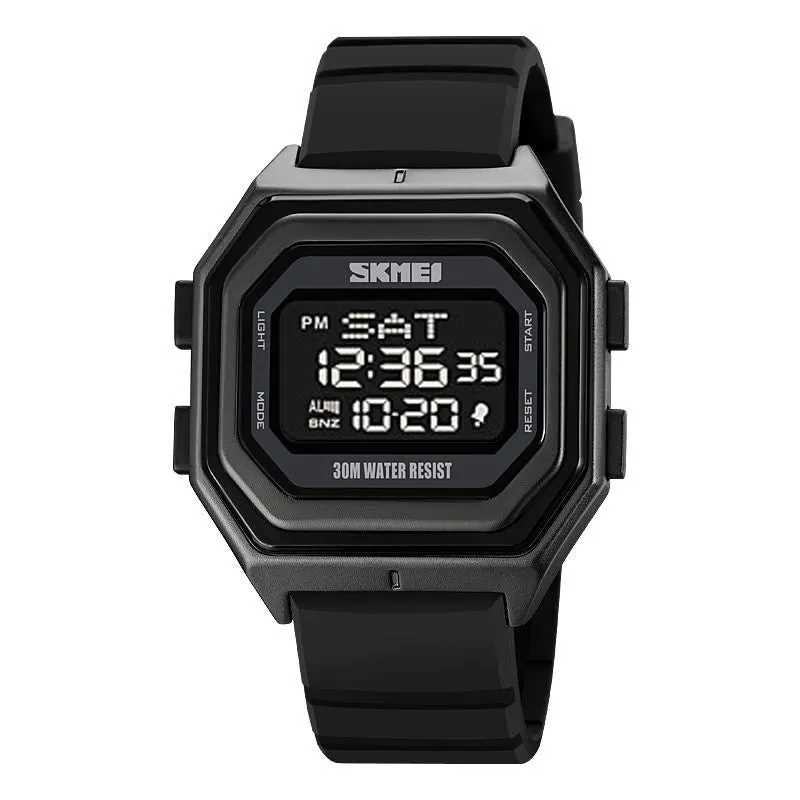 SKMEI 1875 Classic Digital LED Watch for Men w/ 3Bar Waterproof
