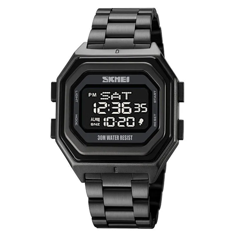 SKMEI 1875 Classic Digital LED Watch for Men w/ 3Bar Waterproof