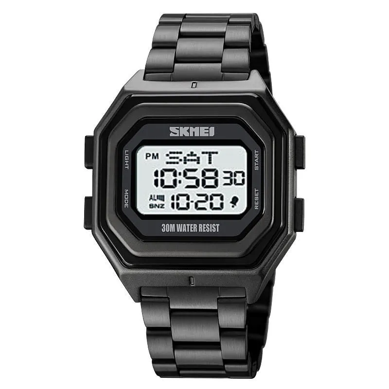 SKMEI 1875 Classic Digital LED Watch for Men w/ 3Bar Waterproof
