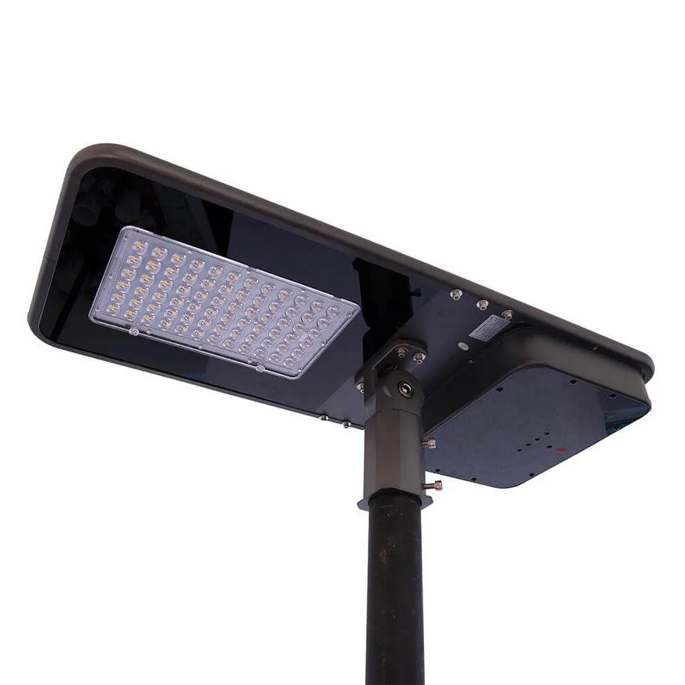 Slimline Solar LED Street Light w/ Remote in 20w~120w