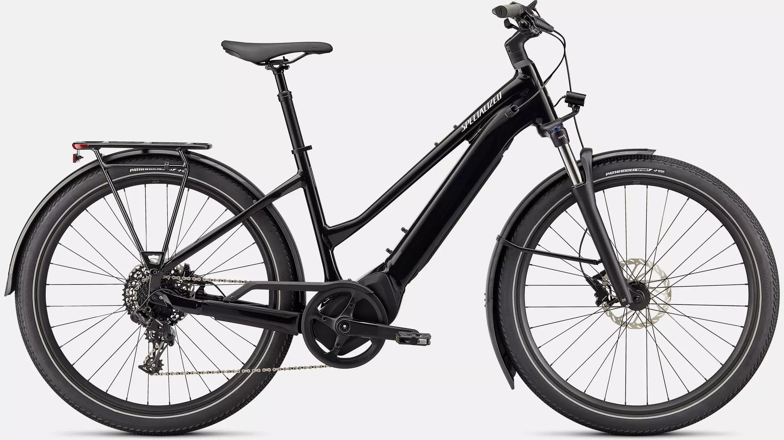Specialized Turbo Vado 4.0 Step-Through - Cast Black / Silver Reflective