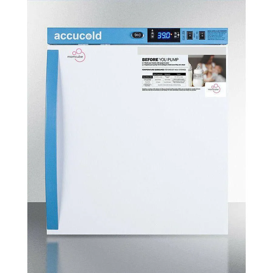 Summit 18 in. Countertop MOMCUBE™ 1 Cu.Ft. C Breast Milk Refrigerator - MLRS1MC
