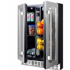 Summit 24" ADA Compliant Dual Zone Produce Refrigerator ALFD24WBVPANTRY
