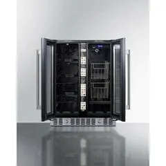 Summit 24" ADA Compliant Dual Zone Produce Refrigerator ALFD24WBVPANTRY