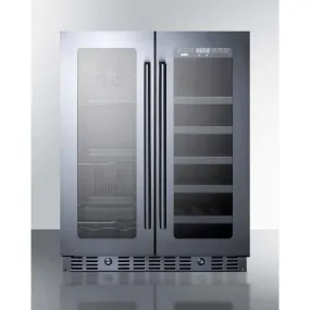 Summit 24" Built-In Wine/Beverage Fridge ALFD24WBV