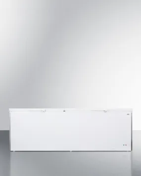 Summit 27 Cu.Ft. Chest Freezer with Stainless Steel Corner Guards - SCFM252WH