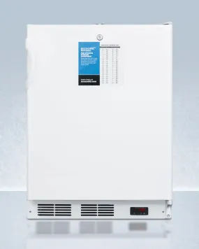 Summit VT65MLPROADA 24" Wide All-freezer, ADA Compliant