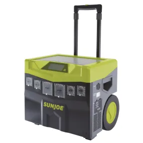 Sun Joe SJ1440SG Battery Powered Portable Indoor and Outdoor Inverter Generator | 1440 Watt | Wheel Kit