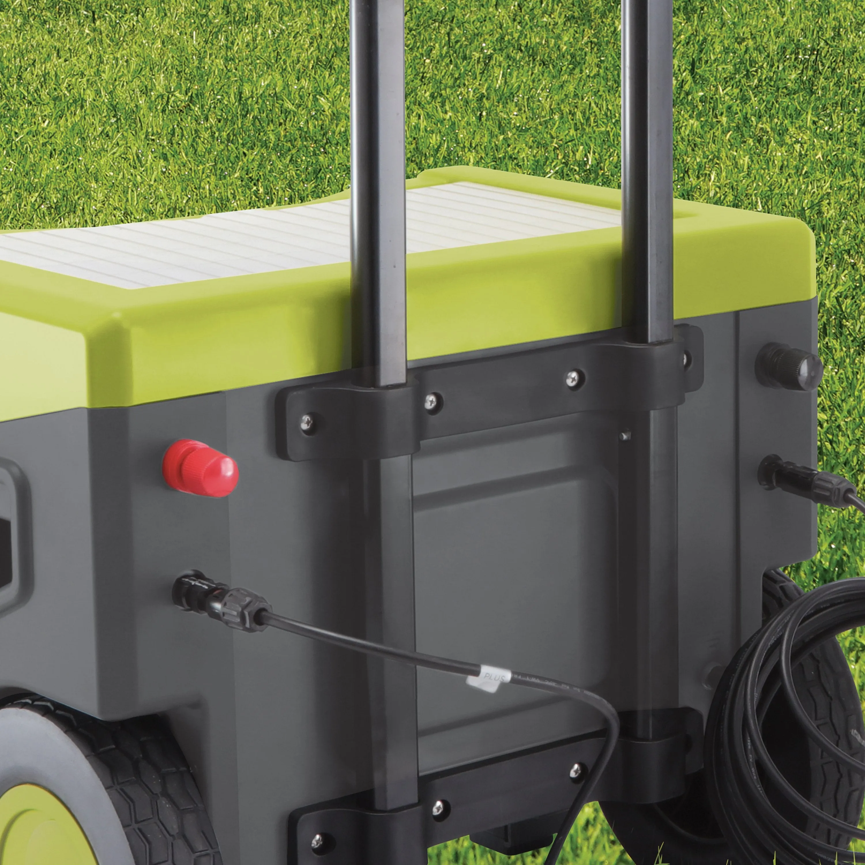 Sun Joe SJ1440SG Battery Powered Portable Indoor and Outdoor Inverter Generator | 1440 Watt | Wheel Kit