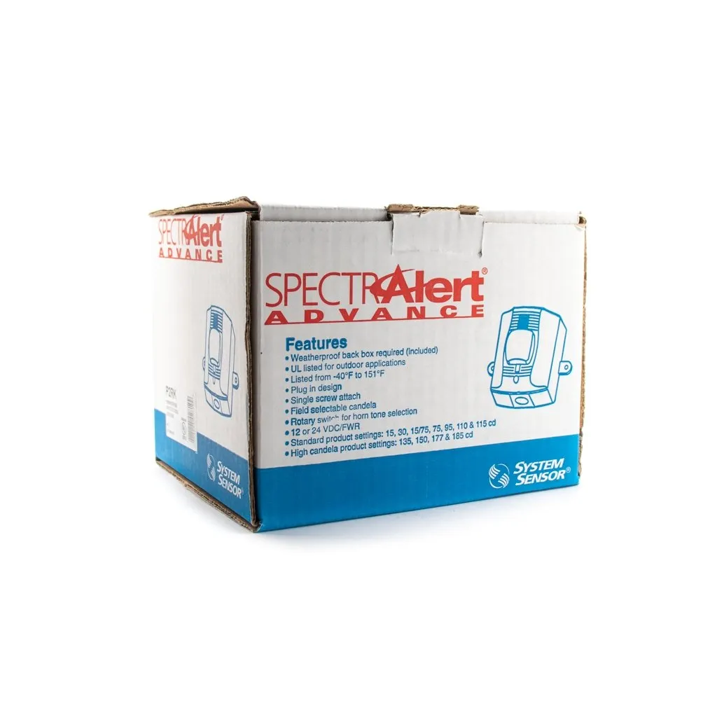 System Sensor SpectrAlert P2RK Outdoor Siren/Strobe