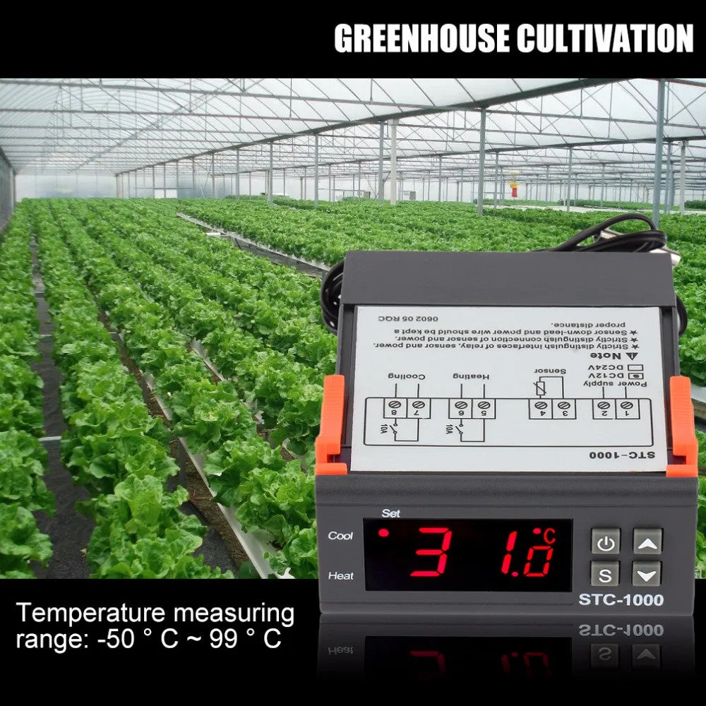 Temperature Controller Thermostat Aquarium STC1000