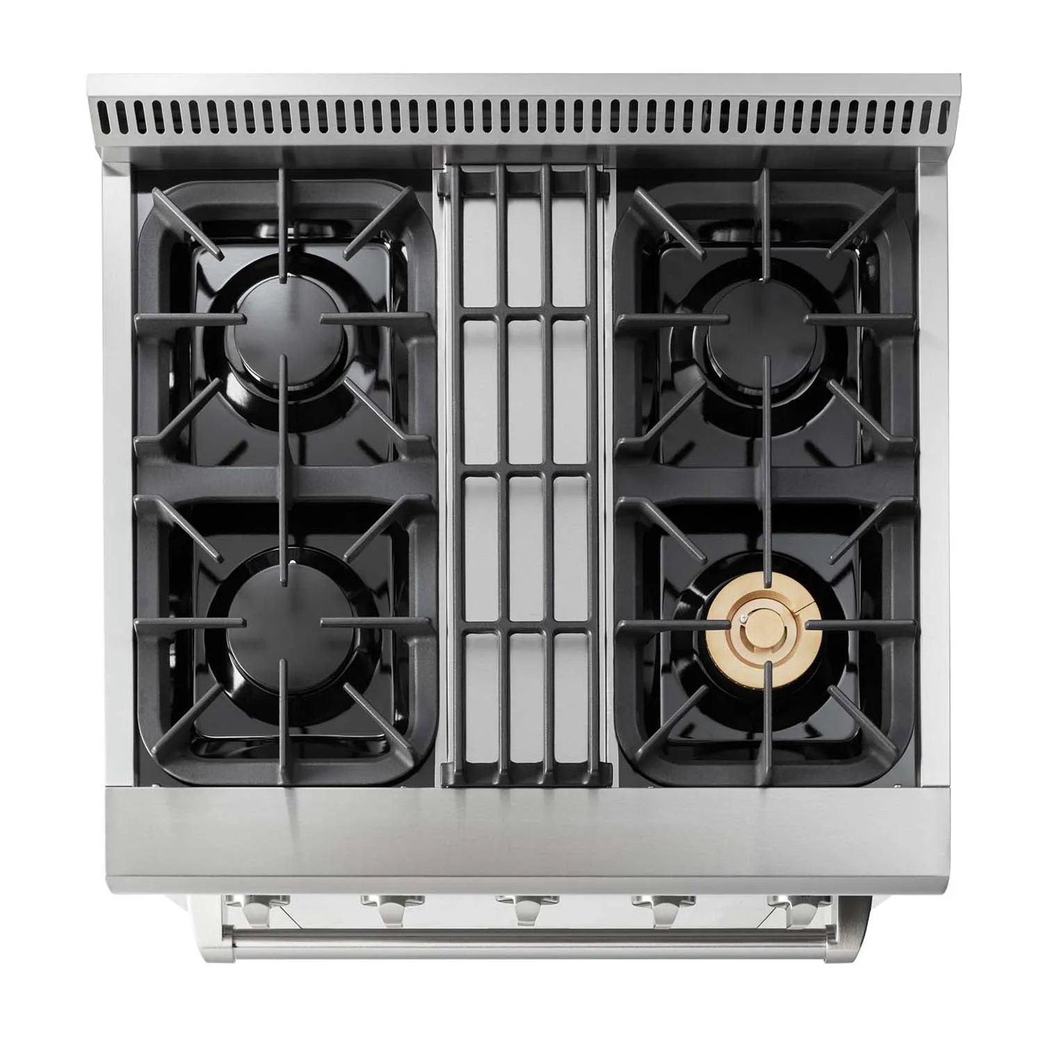 Thor Kitchen 3-Piece Pro Appliance Package - 30-Inch Dual Fuel Range, Dishwasher & Refrigerator in Stainless Steel
