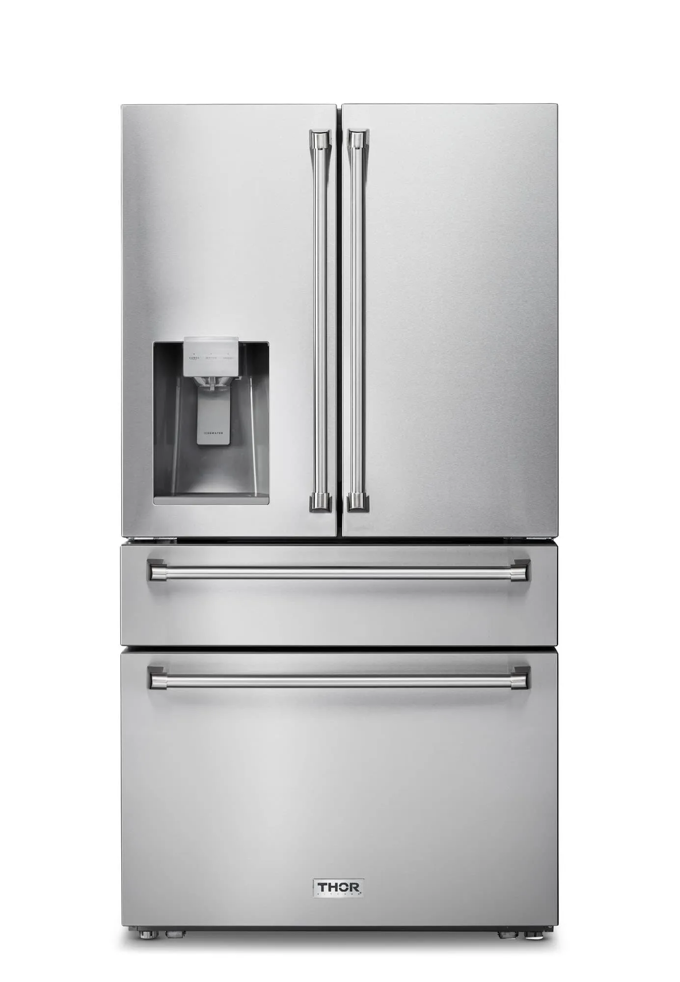 Thor Kitchen 36-Inch French Door with Ice And Water Dispenser Refrigerator TRF3601FD