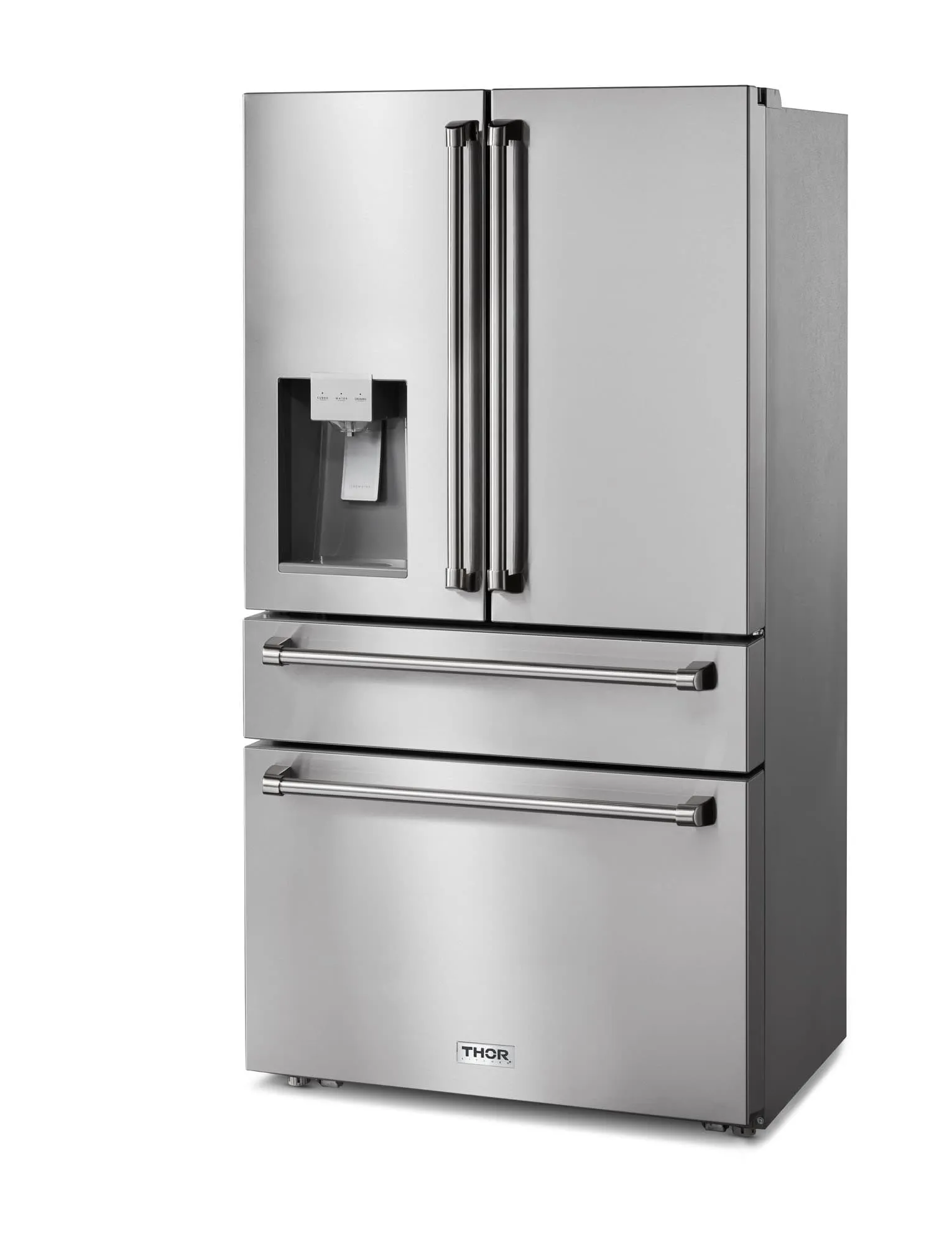 Thor Kitchen 36-Inch French Door with Ice And Water Dispenser Refrigerator TRF3601FD