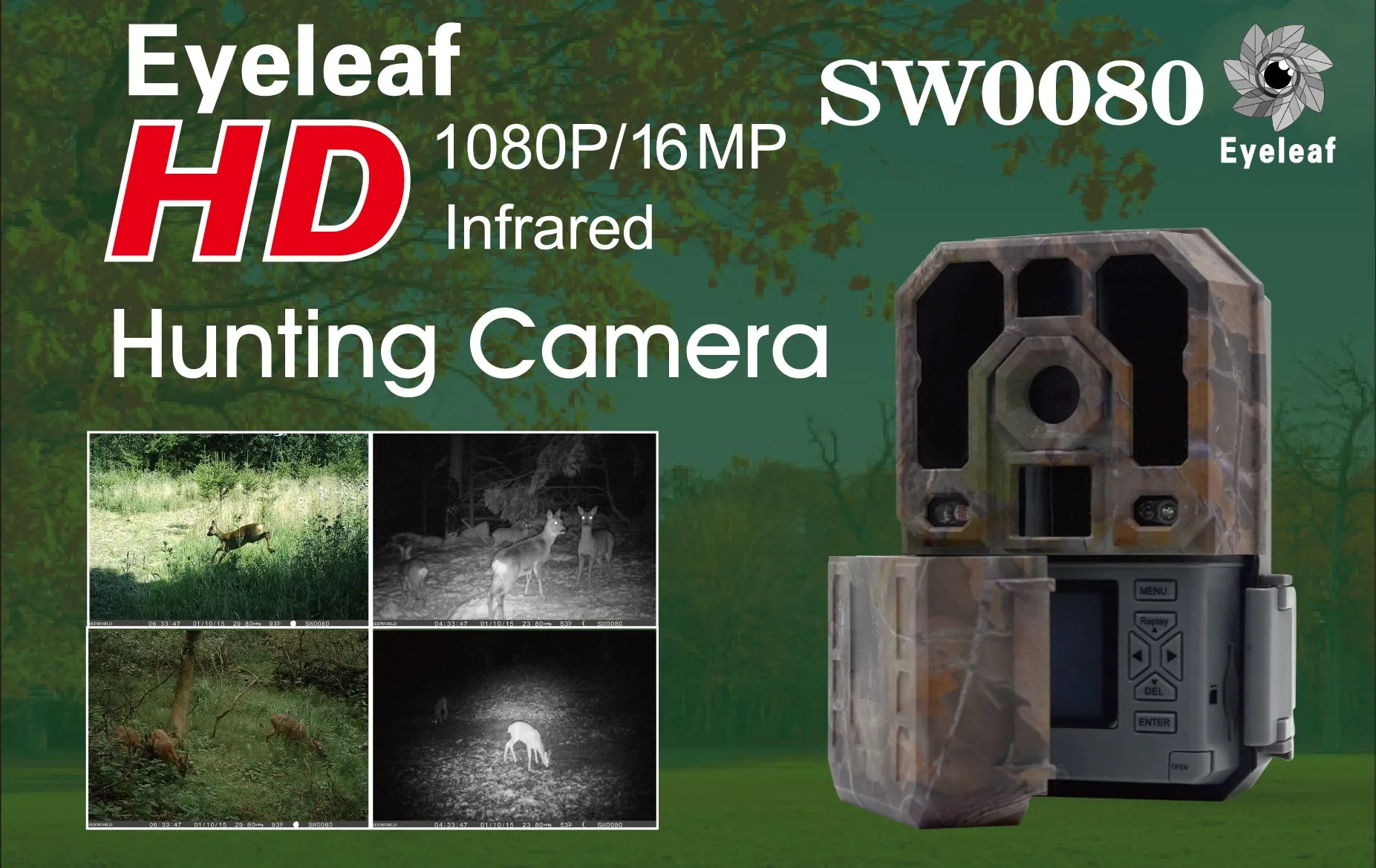 Trail Camera infrared 16mp Eyeleaf SW0080