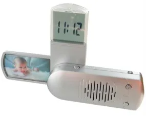 Travel Radio Alarm Clock With Photo Frame