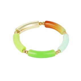 Tube Bracelet Mineral Gold