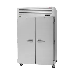 Turbo Air PRO-50R-N 51" 2 Section Solid Door Reach-In Top Mount Refrigerator