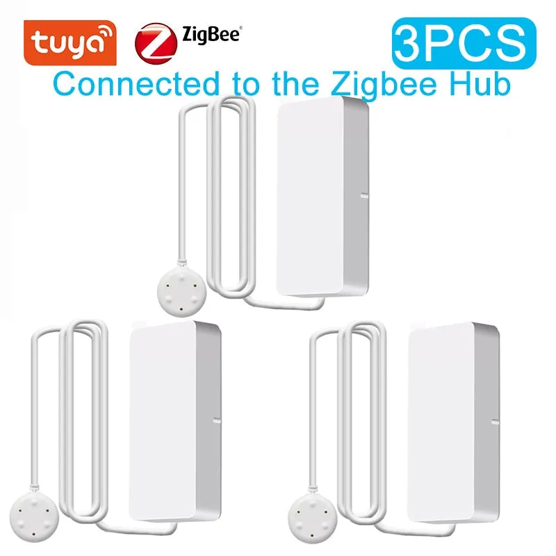 Tuya Water Leakage Alarm - WiFi/Zigbee Sensor for Flood Alert & Security