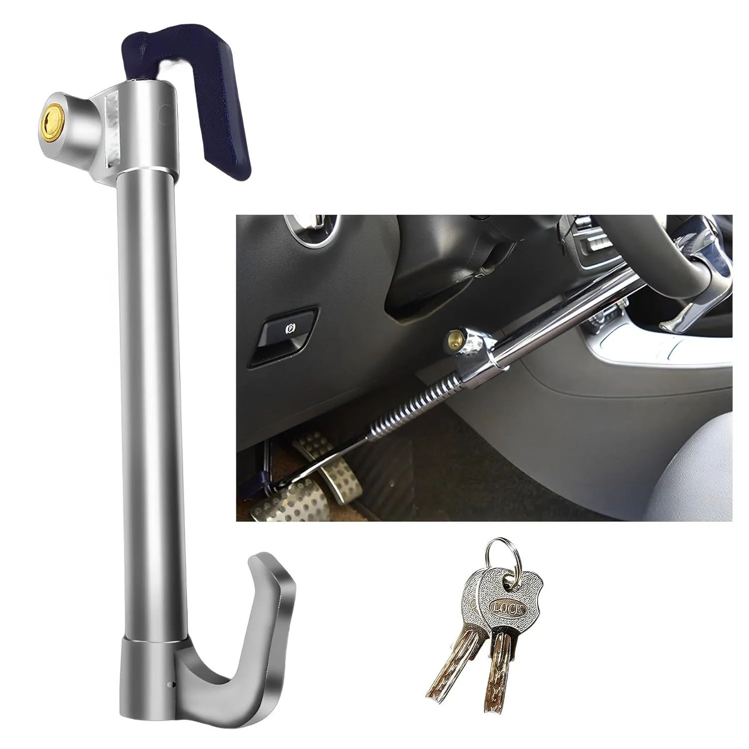 Universal Anti-Theft Car Steering Wheel Lock Jg69