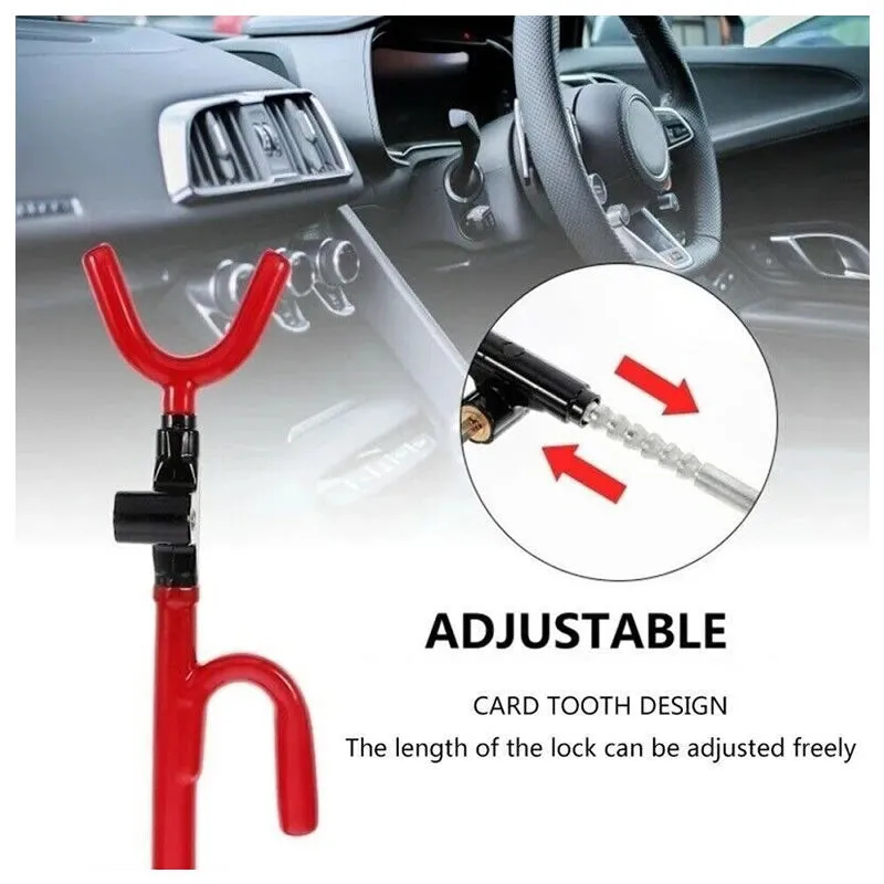 Universal Vehicle Anti-Theft Steering Wheel Lock -Jg87