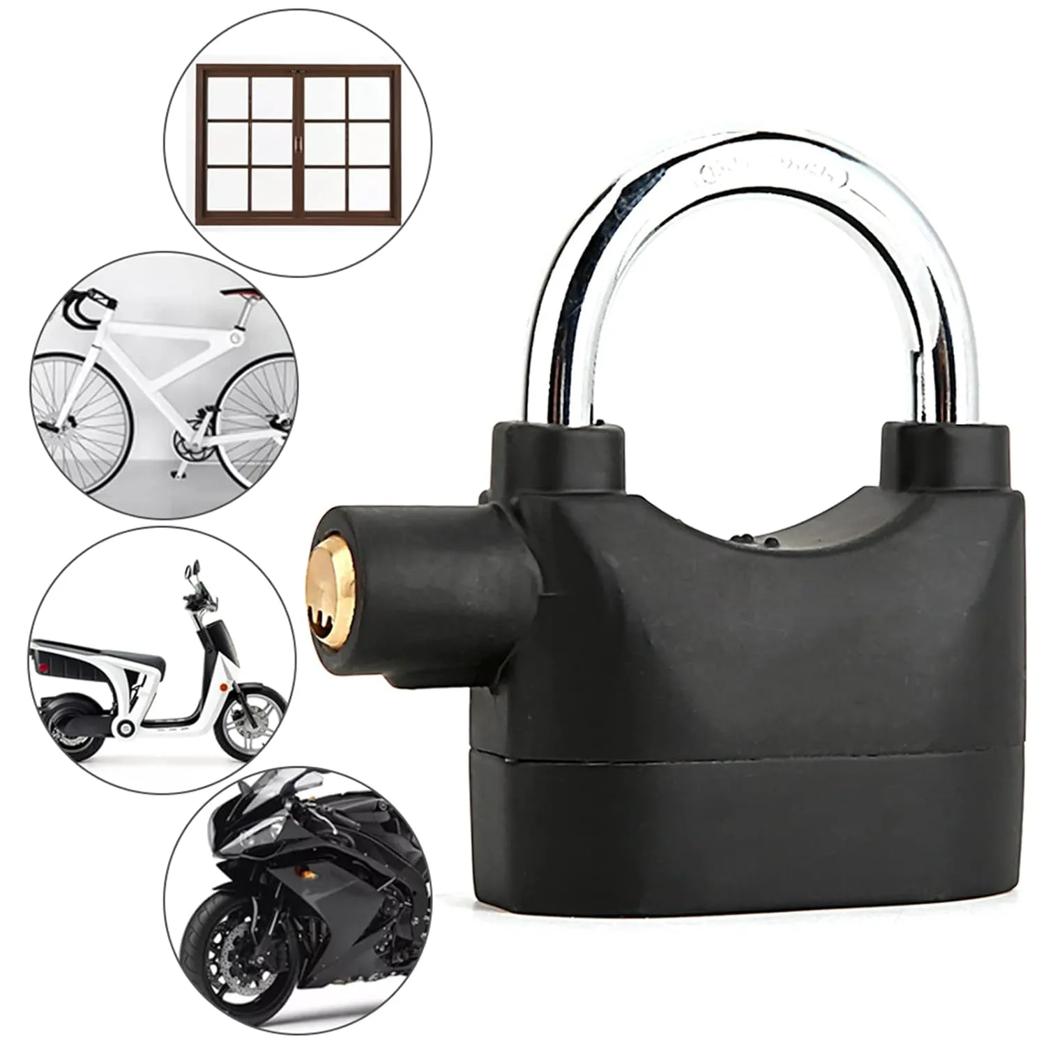 Universal Waterproof Siren Security Alarm U Lock Ag-73