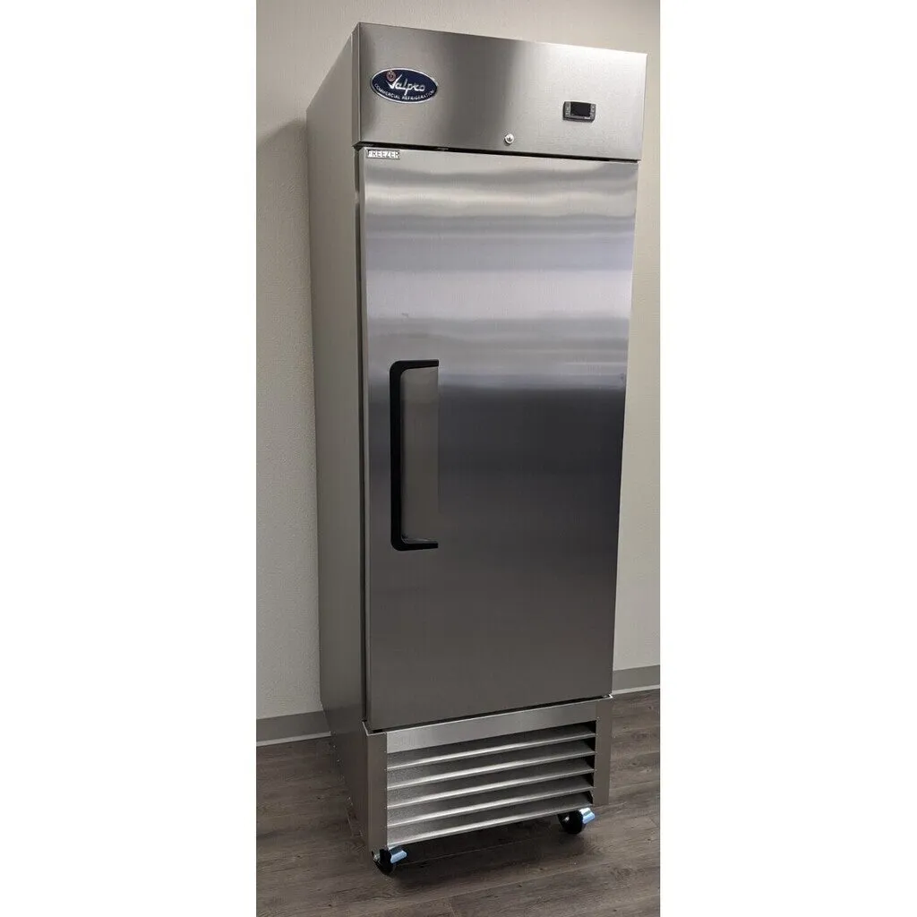 Valpro VP1F-HC, One Door 27" Reach In Freezer, Stainless Steel, 23 cu.ft.