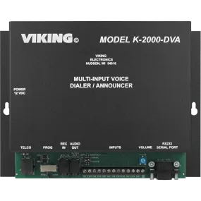 Viking K-2000-DVA  Eight Input Dialer/Announcer