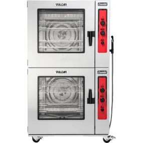 Vulcan ABC7G-NAT Natural Gas Stainless Steel Boilerless Full Size Combi Oven Steamer With Precision Humidity Control - 80,000 BTU